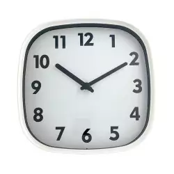 Reloj Pared Concepts Monocromia 29.7 Cm Gris Plastico 423-1611