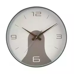 Reloj Pared Concepts Sweet Mocca 30.5 Cm Gris Plastico 423-280