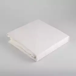 Sabana Ajustable Expressions 150H Doble Blanco 100% Algodon Sfitf