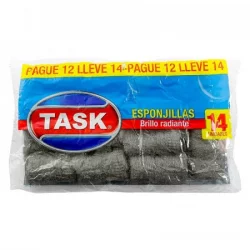 Set De 14 Esponjillas Task-Plateado