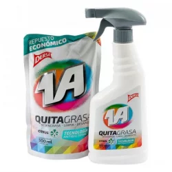 Set Quitagrasa Pistola + Doypack 9171 Dersa - Blanco/Gris