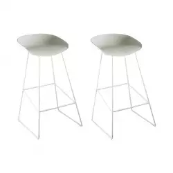 Silla Bar Expressions Fija 43X73X43Cm Blanco Polipropileno 542-19