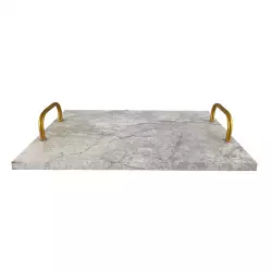 Tabla deco concepts Rose Blush 35x8x35cm blanco hierro 567-55092