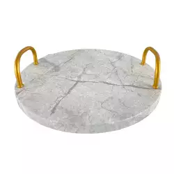 Tabla deco concepts Rose Blush 45x7x30cm blanco hierro 567-55090