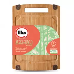 Tabla Para Cortar Bambú Natural Pequeña Design Ilko