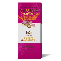 Tableta De Cacao Al 53 Davida X 40Gr Con Uchuva Y Maracuyá 847