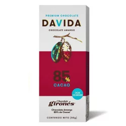 Tableta De Cacao Al 85 Davida X 50Gr 844