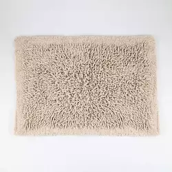 Tapete Bano Expressions Border Elite 45X65Cm Taupe Algodon