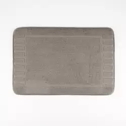 Tapete De Bano Expressions Memory 65X45 Gris Oscuro Algodon