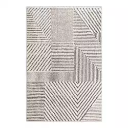 Tapete Dib Kabul 300 120X170Cm Gris Claro Poliester Aka120-4000