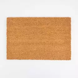 Tapete Entrada Coco 39X60Cm Marrón