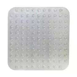 Tapete Expressions Antideslizante 3D Cu 53X53Cm Transparente Pvc