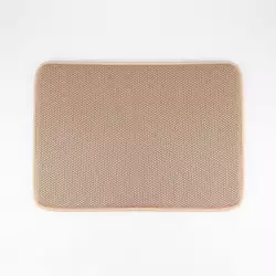 Tapete Expressions Antideslizante Class 61X43Cm Beige Poliester M