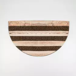 Tapete Expressions Entrada Forest 75X45Cm Natural 100% Caucho D
