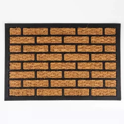 Tapete Para Entrada Expressions 40X60Cm Brick Caucho