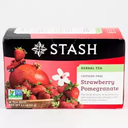 Te stash 82708 x 38gr herbal strawberry pomegranate kosher