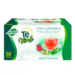 Té Verde Jaibel Flor Jamaica X 20 Bolsas