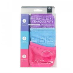 Toallas Cosmetic Club Setx3 Desmaquillantes Lavables Sc29107