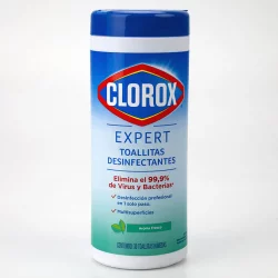 Toallitas Desinfectantes Clorox Expert Canister 30 Un 501985