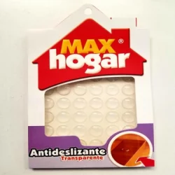 Tope Max Hogar 218470001 Antideslizante Transparente 3Mm X36 Unidades