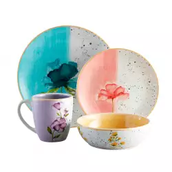 VAJILLA CORONA 16PZ ARMONIA EN CERAMICA VL190G040116