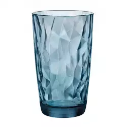 Vaso Bormioli Rocco Diamond Azul 470 Ml Vidrio M-006548