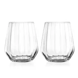 Vaso Corto Rcr Optiq 430 Ml 2 Ud Cristal 28078020006