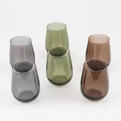 Vaso Lav Gaia Surtido 475 Ml 6 Pz Vidrio Lv-Gai365 Pft6M0019