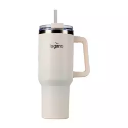 Vaso Lugano Blizzard Crema 1200 Ml Acero Inoxidable Bv066-Qf18