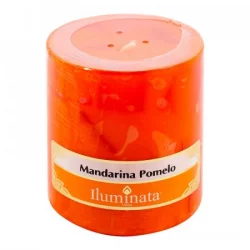 Vela Decorativa Mandarina Pomelo  Iluminata P33Cmp-Naranja