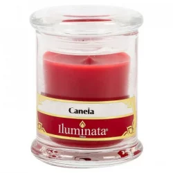 Vela Mediana Canela Iluminata-Rojo
