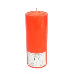 Velon Bella Luz N6  7X17Cm Naranja  740 Gr  Parafina
