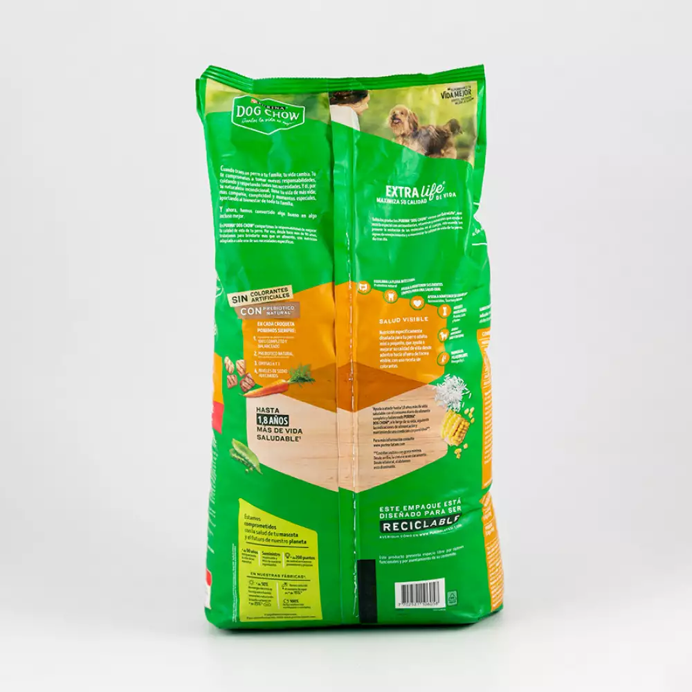 2 Ud Dog Chow Concentrado Raza Pequeña 4 Kg Carne