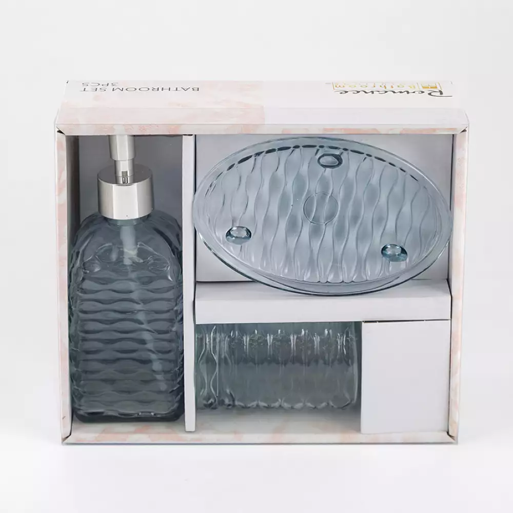 Accesorios De Bano Bathroom Solutions 20X8X23Cm Surtido 3 Ud Vid