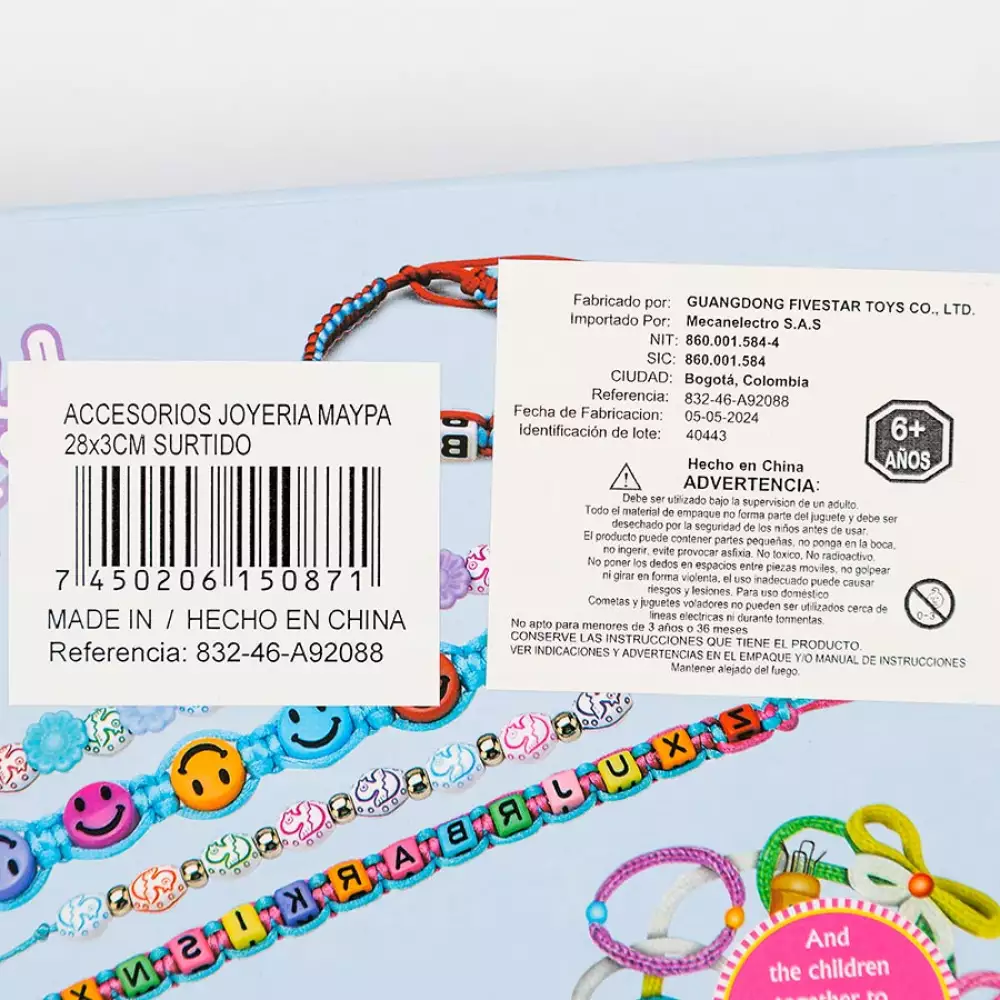 Accesorios Joyeria Maypa 28X3Cm Surtido