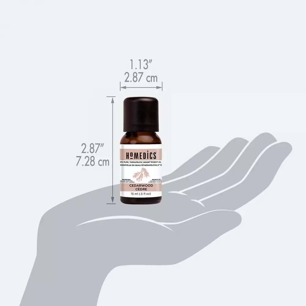 Aceite Esencial Homedics 15 Ml Cedro Armh-Eo15Cdw
