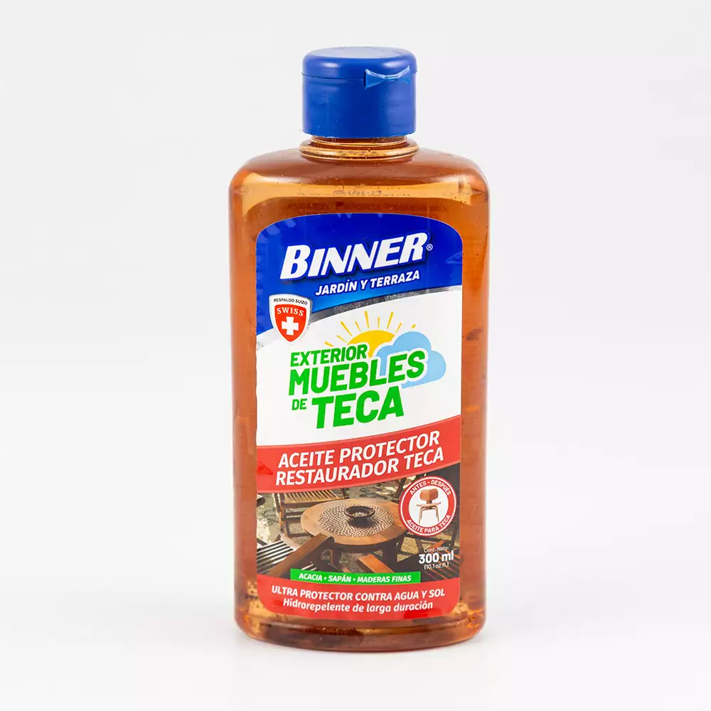Aceite Protector Binner Restaurador Muebles 300 Ml 209369