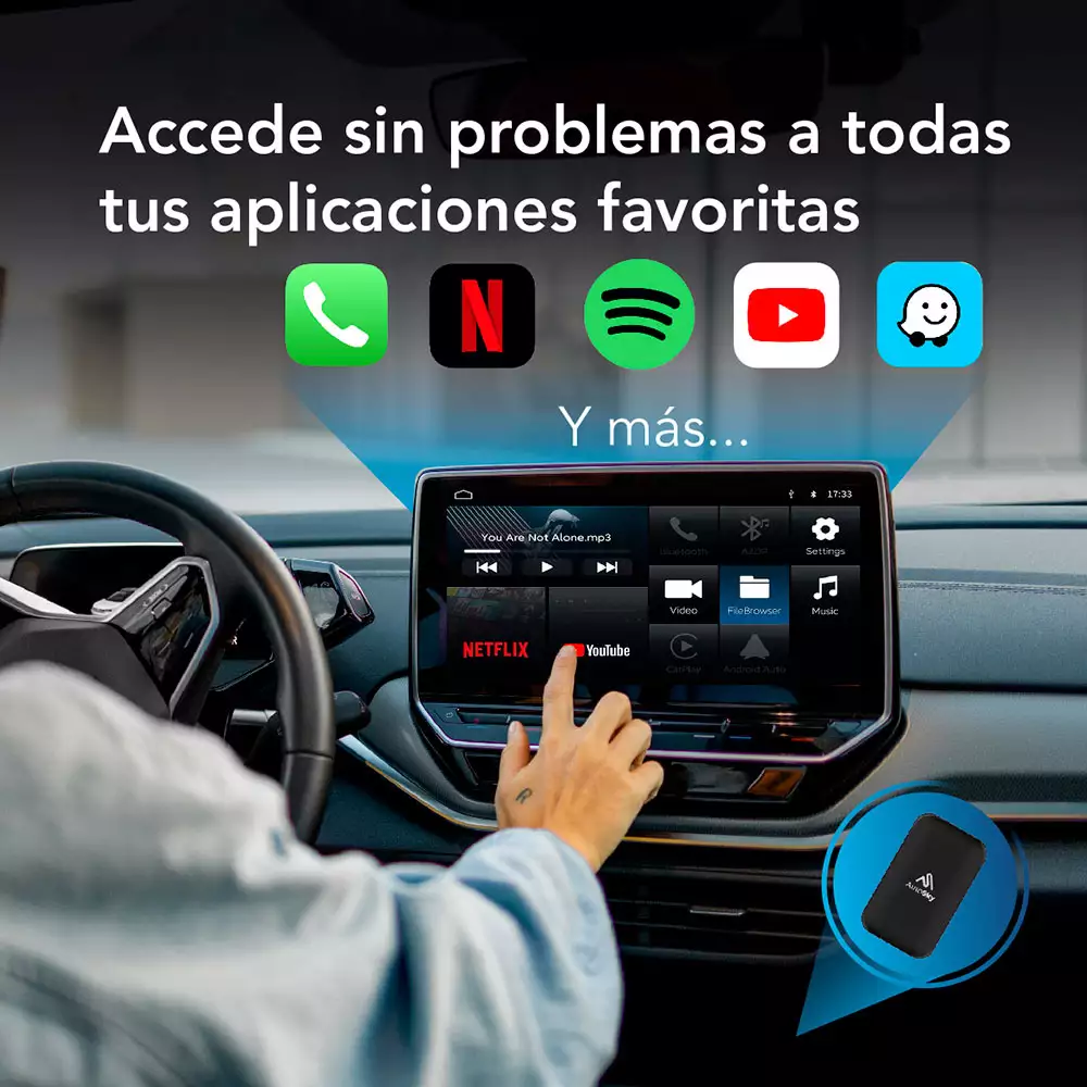 Adaptador Ai Box Autosky Carplay Android Wcpaa-Dua