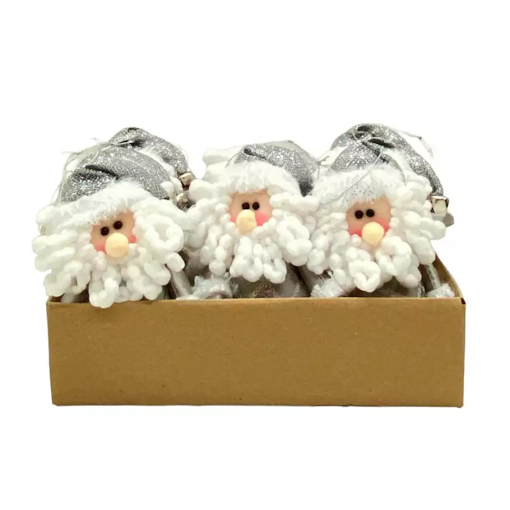 Adorno Arbol Colgante Santa Plata