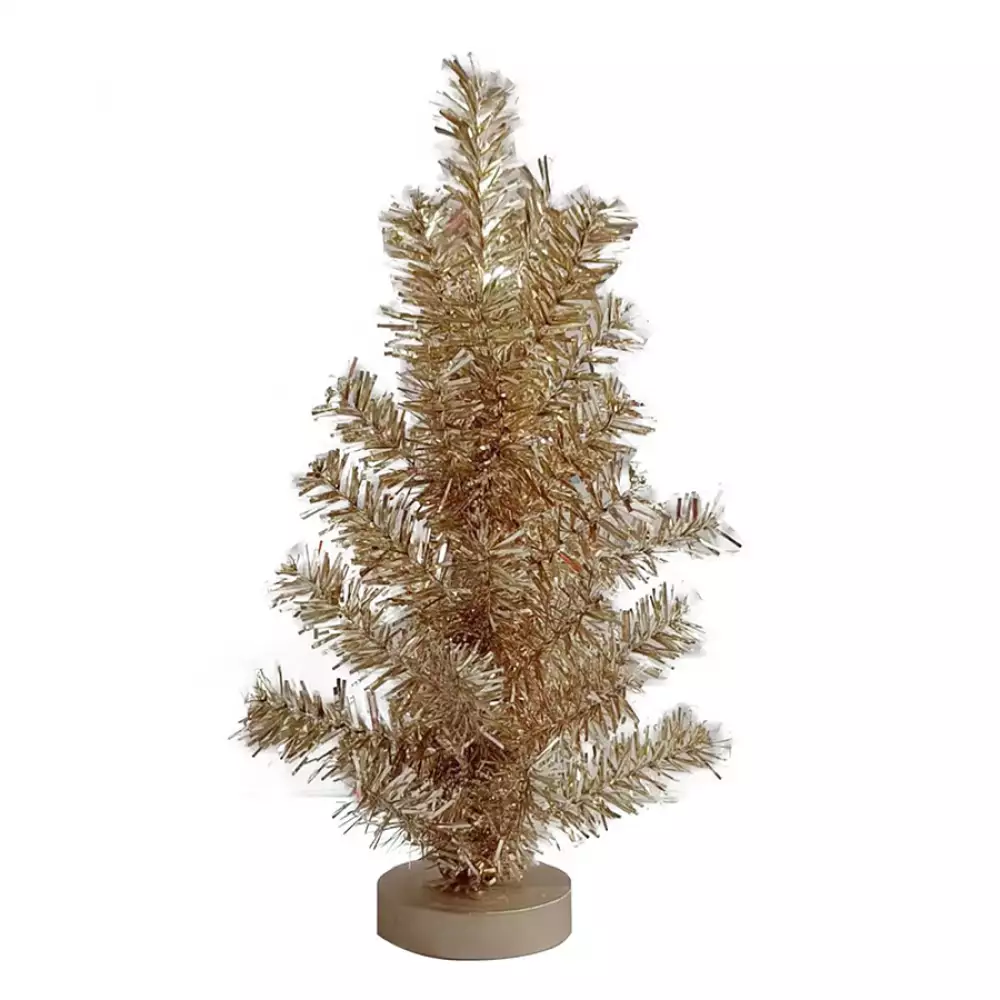 Adorno arbol navideño dorado champagne Expressions GS02H02295