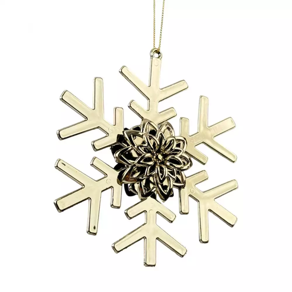 Adorno Arbol Santini Copo Nieve 9X5Cm Cobre Plastico 130-420100