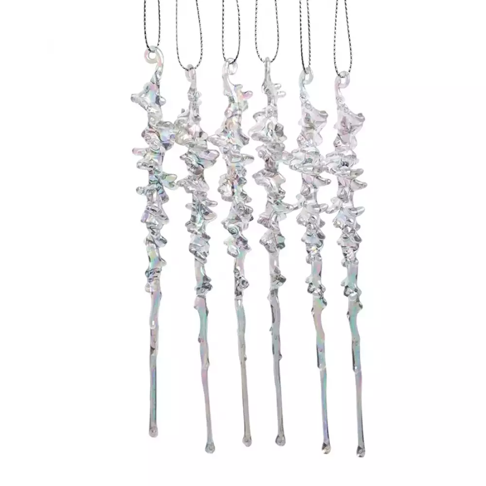 Adorno Arbol Santini Hielo 1X1Cm Plateado Polietileno 130-07010