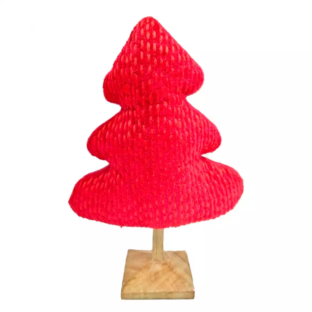 Adorno Arbol Tela Nav Rojo 3X4X6Cm Miro 831-Xr12-94R