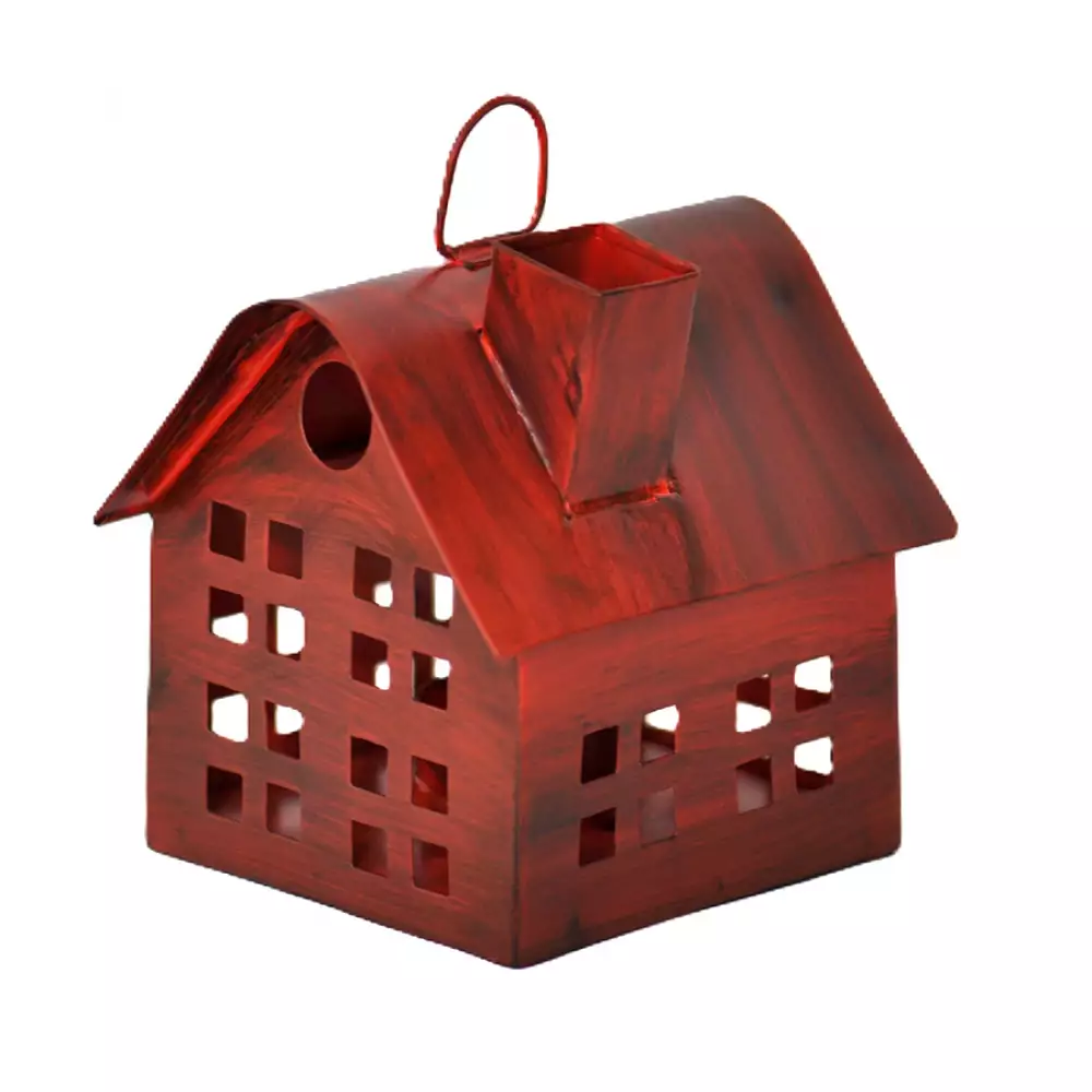 Adorno Casa Expressions Gso-9994 Metal 10X10Cm Rojo 1 Ud 13X13