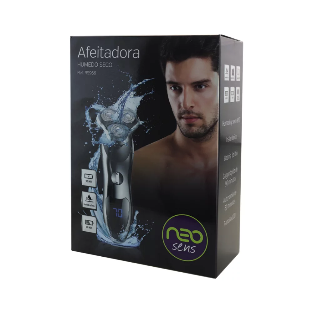 Afeitadora Neo Sens Digital Húmedo Seco Rs966