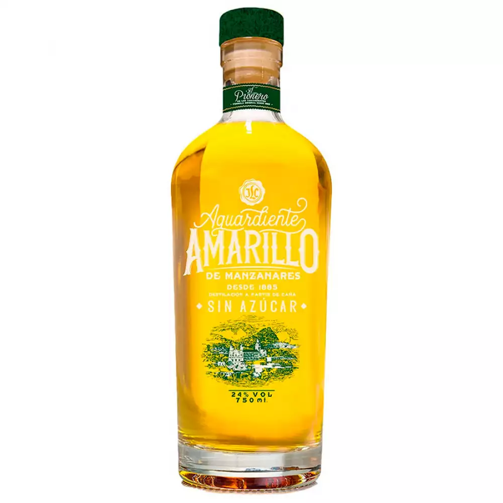Aguardiente amarillo botella manzanares x750ml
