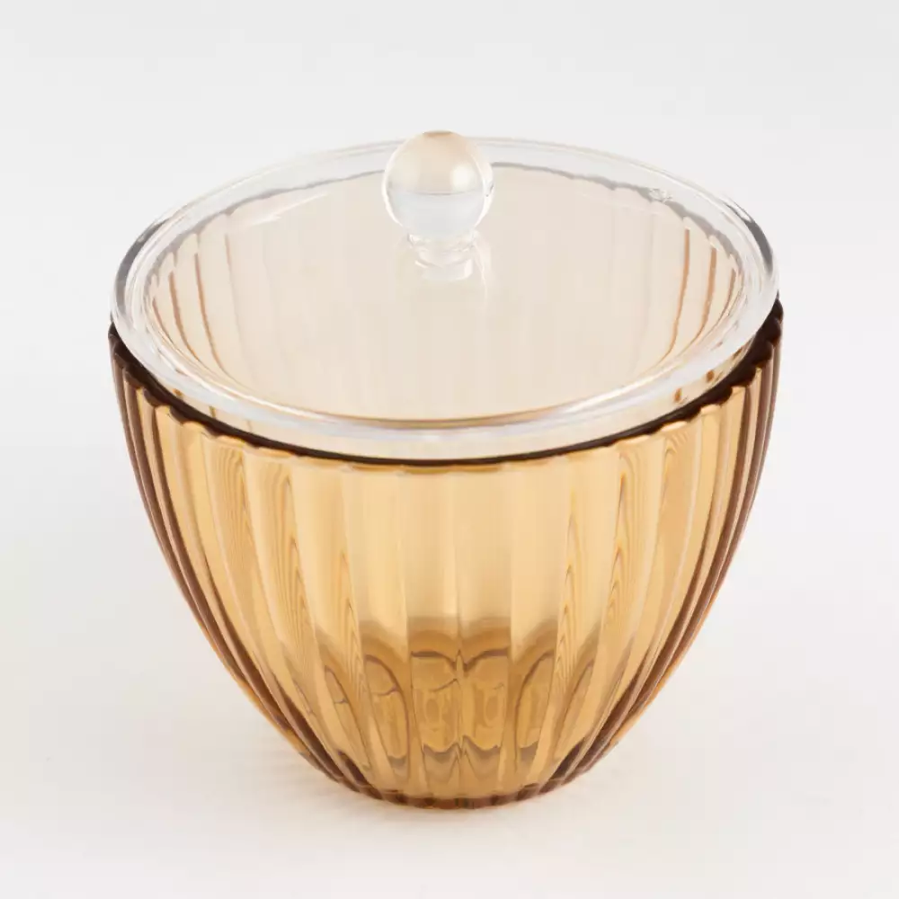 Algodonera Expressions Cristal Ocre 12X12Cm Plastico