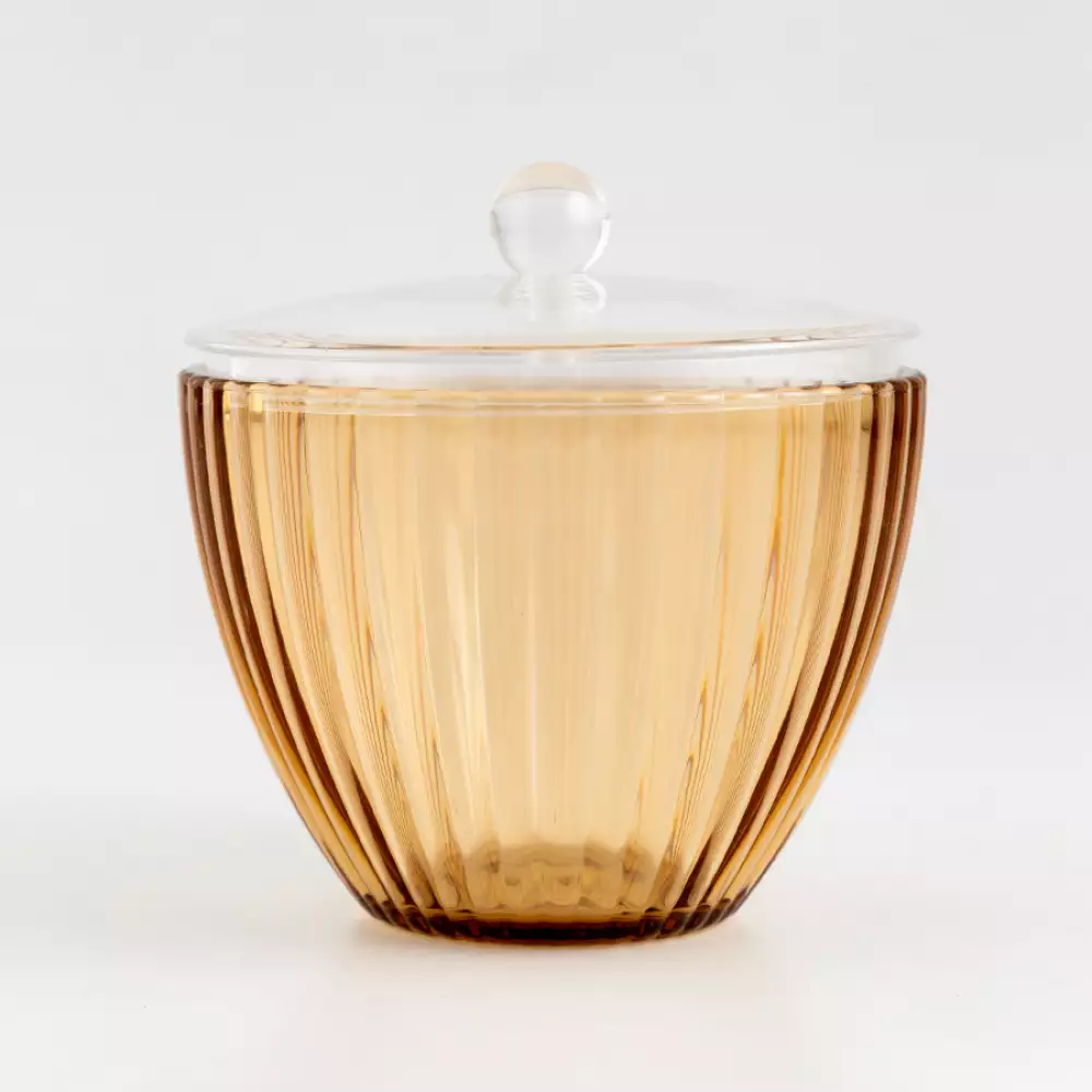 Algodonera Expressions Cristal Ocre 12X12Cm Plastico