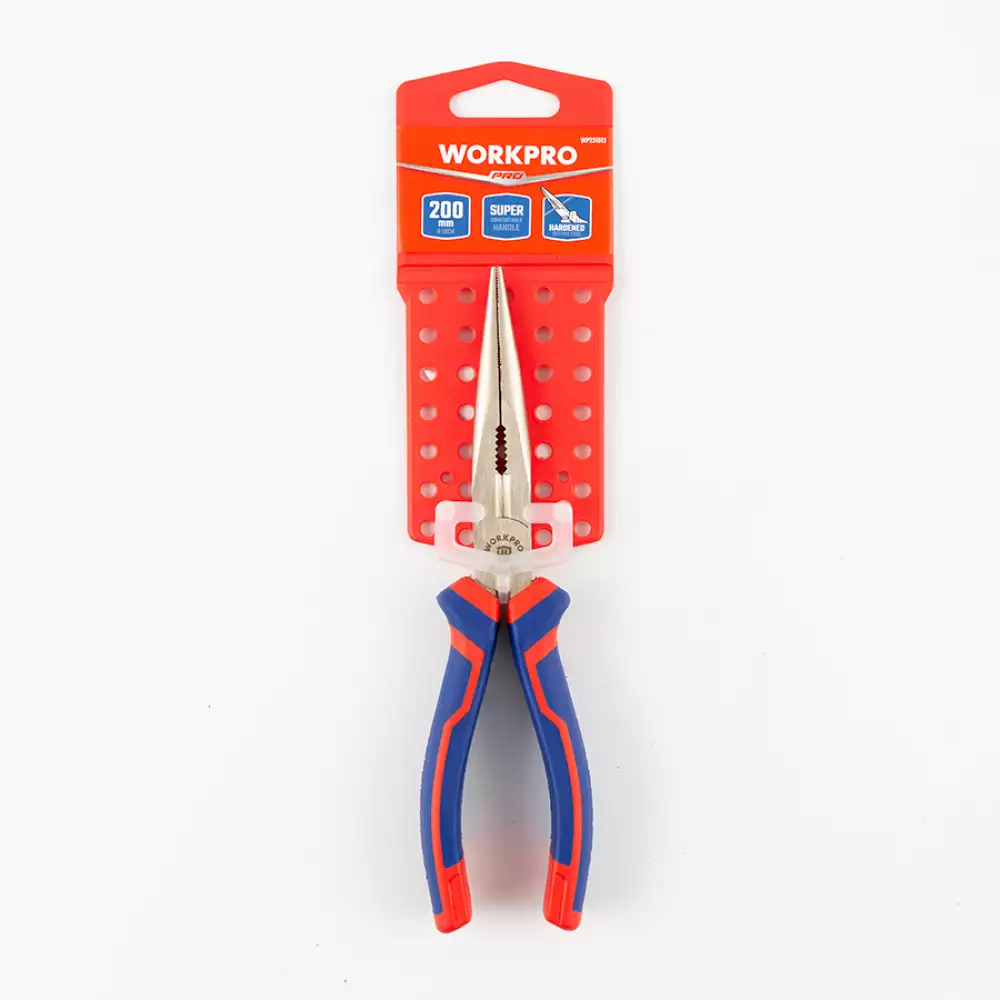 Alicate Workpro Punta 8 Aislado Wp231013