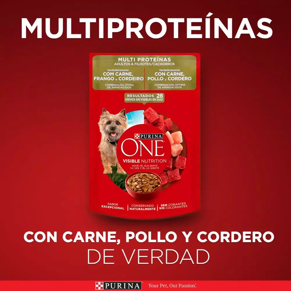 Alimento Humedo Perro Purina One 85 Gr Cachorros A 1